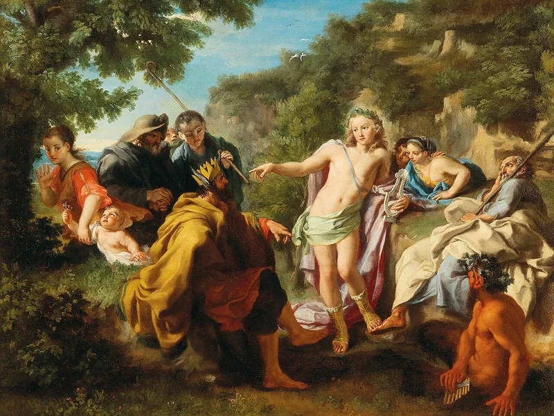 1694-Pietro Bianchi - Il giudizio di Mida
